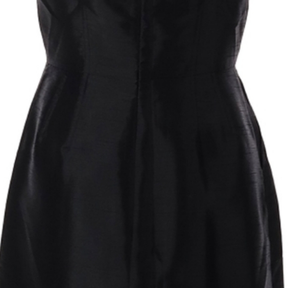 Banana Republic Cocktail Party Dress Size 8 Black Cap Sleeve Whimsigoth Witchy - Picture 5 of 6